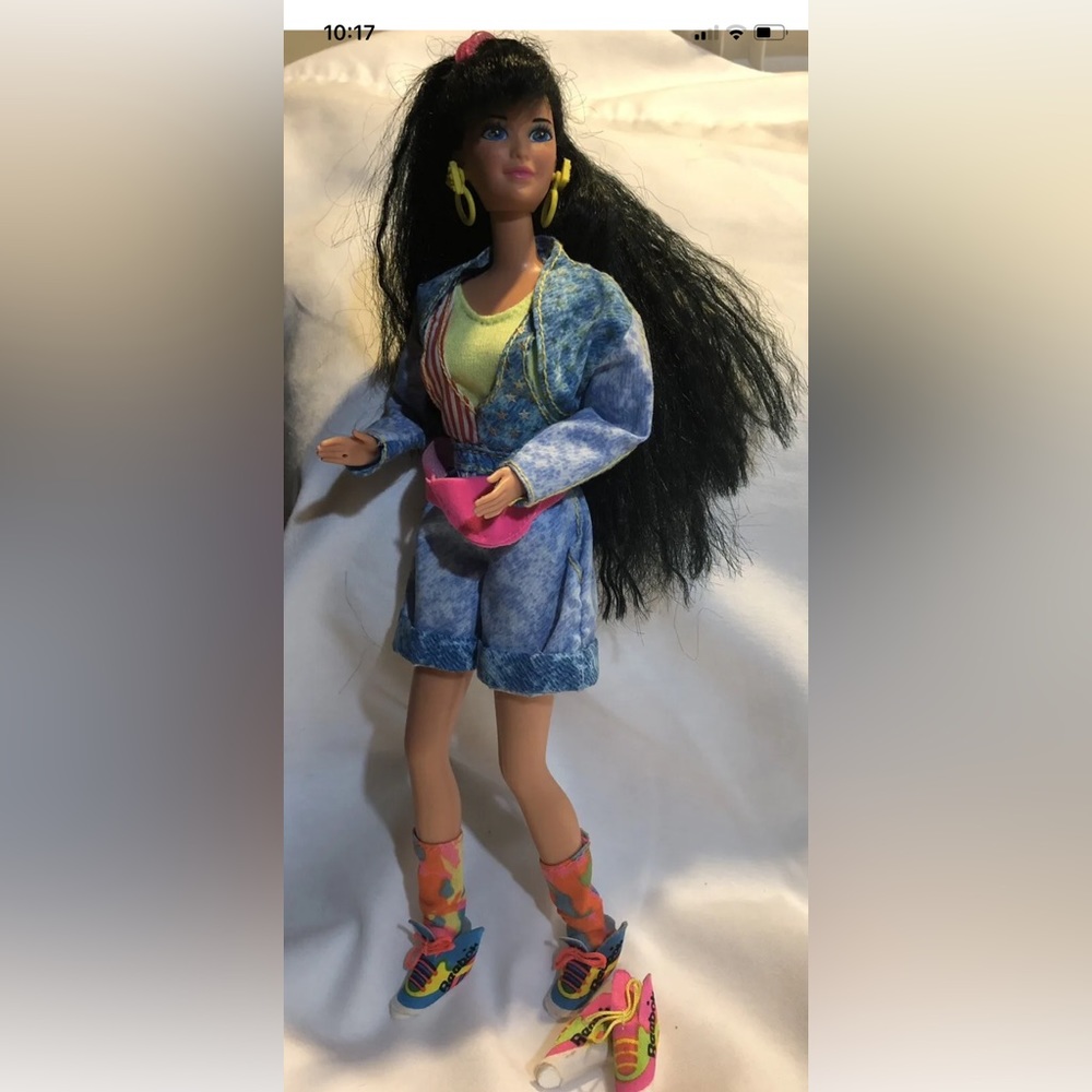 1990 Barbie Kira All American Doll Reebok